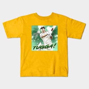 Retro Aussie Cricket - Steve Waugh - TUGGA Kids T-Shirt